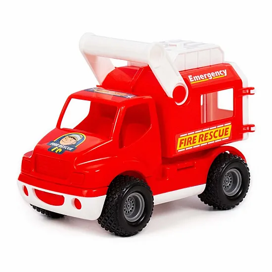 Fire Brigade ConsTruck Red Polesie 41920 Rotaļlietu automašīnas