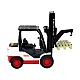 Forklift Truck Moving Fork Pallet. Žaisliniai automobiliai