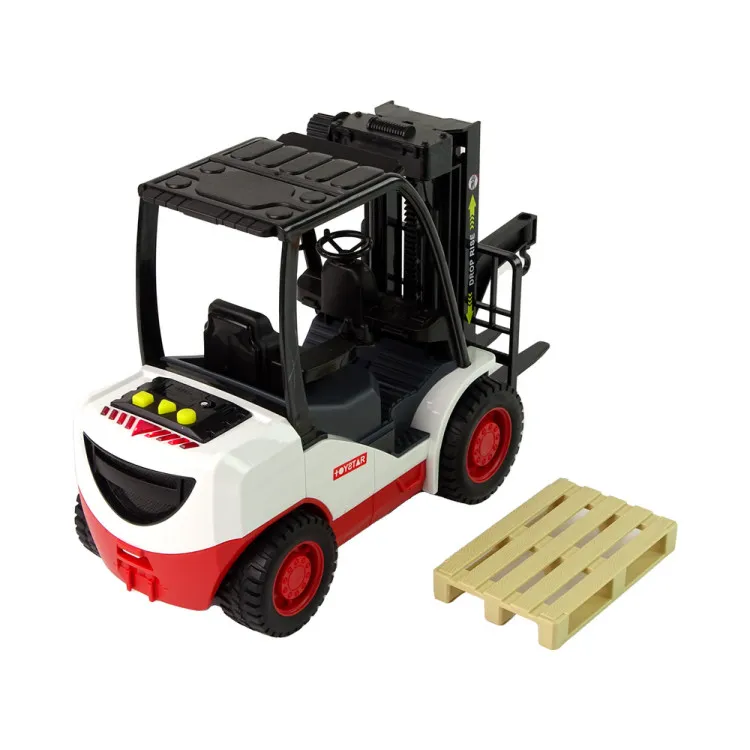 Forklift Truck Moving Fork Pallet. Rotaļlietu automašīnas