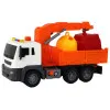 Garbage Truck With Crane Friction Drive Orange 1:16 Rotaļlietu automašīnas