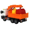 Garbage Truck With Crane Friction Drive Orange 1:16 Rotaļlietu automašīnas