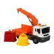 Garbage Truck With Crane Friction Drive Orange 1:16 Rotaļlietu automašīnas