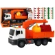 Garbage Truck With Crane Friction Drive Orange 1:16 Rotaļlietu automašīnas