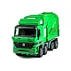 Green Garbage Remover Big Opening Assembly Container Rotaļlietu automašīnas