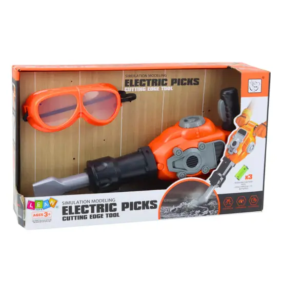 Handyman Set Pneumatic Hammer Glasses Orange Darba rīki
