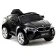 Melns BMW X6 ar akumulatoru darbināms automobilis
