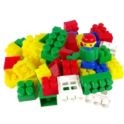 Krāsaini konstrukcijas bloki 65 gab.