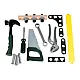 Little Handyman's Kit Box Hammer Saw Tools Darba rīki