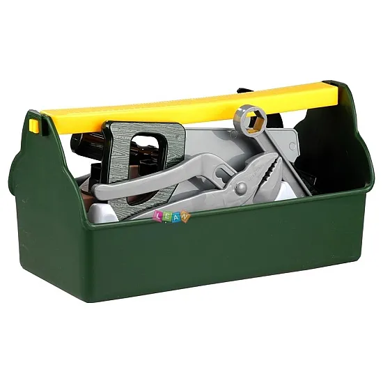 Little Handyman's Kit Box Hammer Saw Tools Darba rīki
