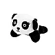 Mazā panda ar transporta somu