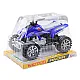Quad Terrain Drive Treaded Wheels Blue Rotaļlietu automašīnas