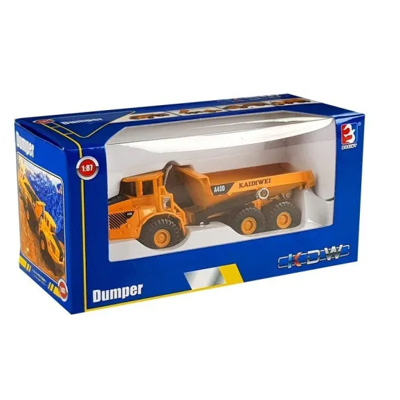 Metal Dumper Truck 1:87 Die Cast Model Rotaļlietu automašīnas