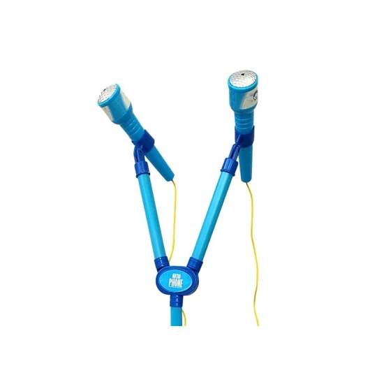 Zilo mikrofonu komplekts ar statīvu Mūzikas instrumentai