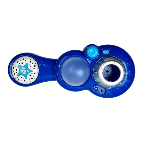 Zilo mikrofonu komplekts ar statīvu Mūzikas instrumentai