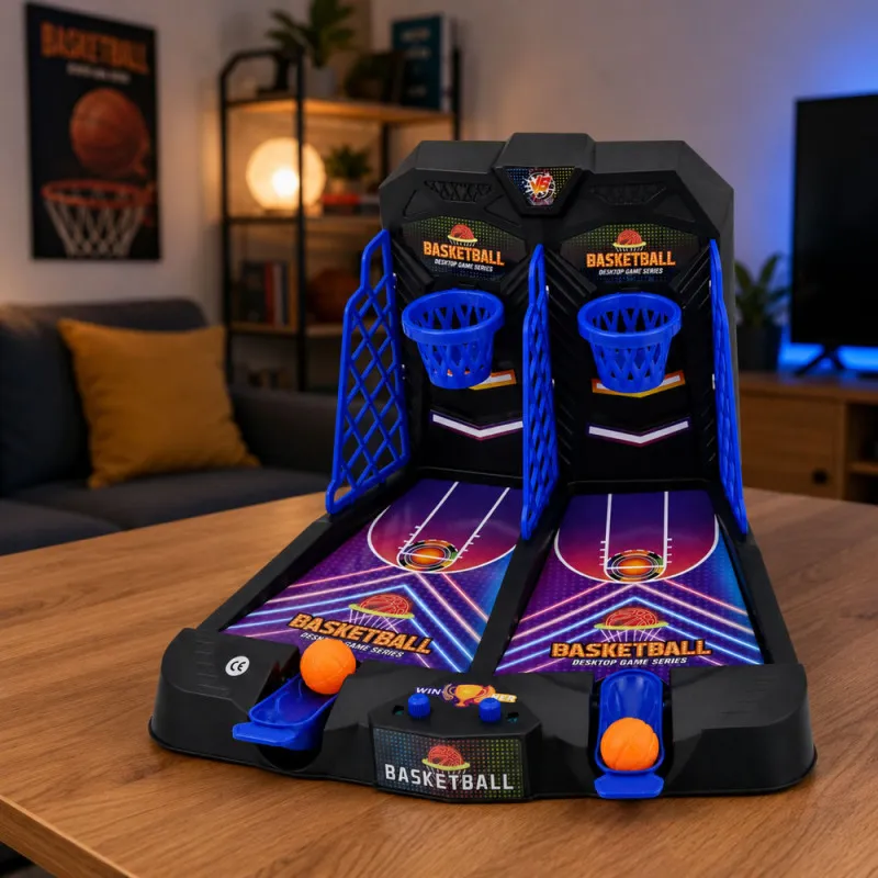 Mini galda basketbola spēle diviem spēlētājiem