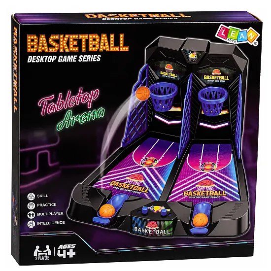Mini galda basketbola spēle diviem spēlētājiem