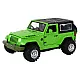 Off-Road Car Battery Powered Friction Drive Metal Green 1:32 Rotaļlietu automašīnas