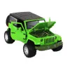 Off-Road Car Battery Powered Friction Drive Metal Green 1:32 Rotaļlietu automašīnas