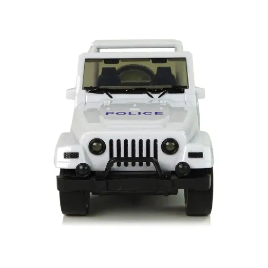 Off-Road Police Car White Rotaļlietu automašīnas