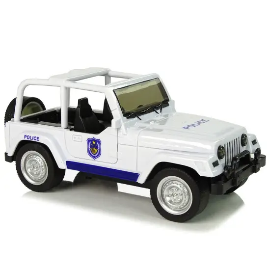 Off-Road Police Car White Rotaļlietu automašīnas