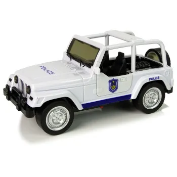 Balta apvidus policijas automašīna