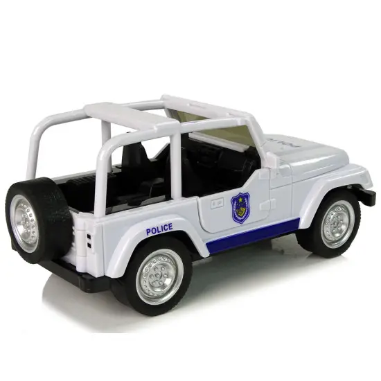 Off-Road Police Car White Rotaļlietu automašīnas