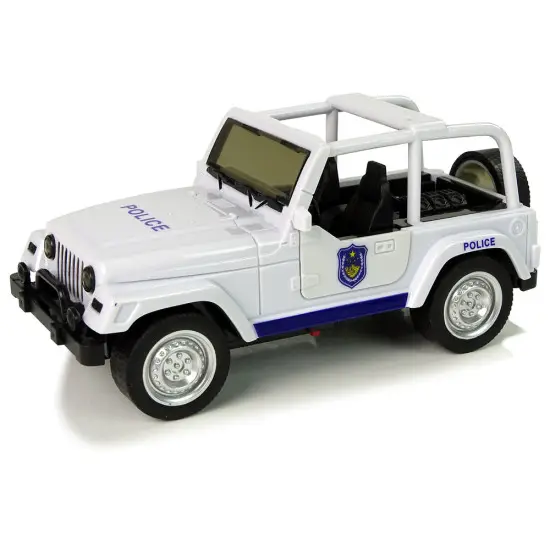 Off-Road Police Car White Rotaļlietu automašīnas