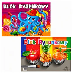 PROTOS balts zīmēšanas bloknots A3, 19 lapas