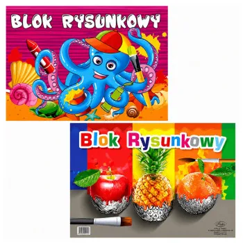 PROTOS balts zīmēšanas bloknots A3, 19 lapas