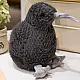 Plush Kiwi Bird Plush Toy Mascot Cuddly Toy Black 17cm Plīša rotaļlietas