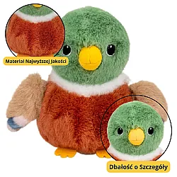 Plīša talismans Plīša rotaļlieta putns Plīša pīle 12 cm