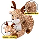 Plush Mascot Cuddly Toy Deer Brown Spotted 23cm Plīša rotaļlietas