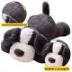 Plush Mascot Cuddly Toy Dog Dark Gray 30cm Plīša rotaļlietas