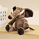 Plush Mascot Cuddly Toy Elephant With Big Ears Brown 22cm Plīša rotaļlietas