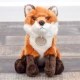 Plush Mascot Cuddly Toy Fox Ginger Brown 23cm Plīša rotaļlietas
