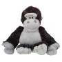 Plīša talismans mīksta rotaļlieta gorilla tumši pelēka 22cm