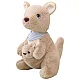 Plush Mascot Cuddly Toy Kangaroo With Cub 23cm Plīša rotaļlietas