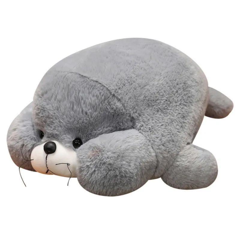 Plush Mascot Cuddly Toy Large Grey Seal 29cm Plīša rotaļlietas