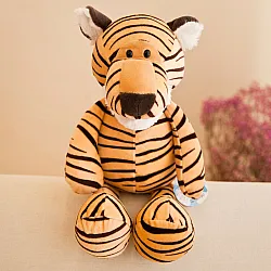Plīša talismans plīša rotaļlieta tīģeris svītrains 25cm