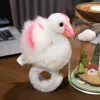 Plush Swan Mascot Wristband Bracelet Hand White Plīša rotaļlietas