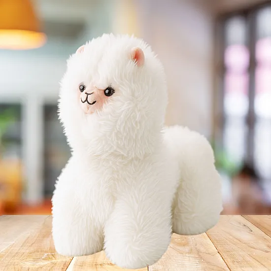 Plush Toy Cuddly Toy Llama White 40 x 40cm Plush toys