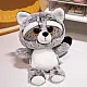Plush Toy Raccoon Cuddly Toy Big Eyes 22cm Plīša rotaļlietas