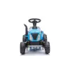 Zils elektriskais traktors ar piekabi A009