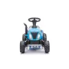 Zils elektriskais traktors ar piekabi A009