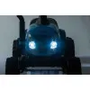 Zils elektriskais traktors ar piekabi A009