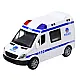 Police Car Ambulance Opening Doors Drive Lights Sounds Mix Rotaļlietu automašīnas