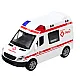 Police Car Ambulance Opening Doors Drive Lights Sounds Mix Rotaļlietu automašīnas