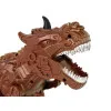 Tālvadības brūnais dinozaurs ar tvaika efektu Dinozauri