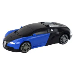 Robot car 2in1 Bugatti blue light effects