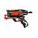 Black/red rifle with bullets and mask Rifles